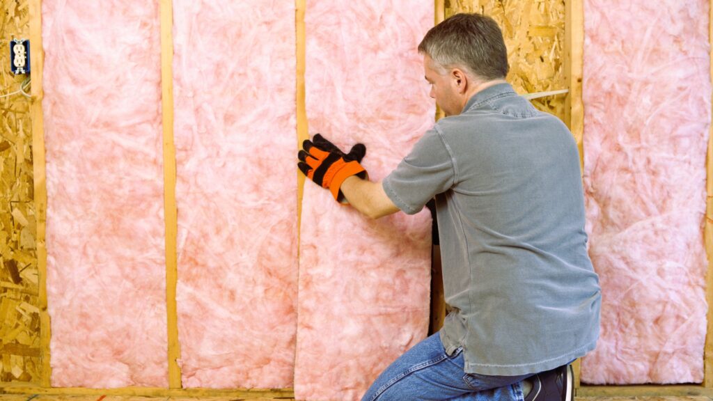 installing insulation